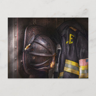Fireman - Abgenutzt Postkarte