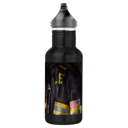 Fireman - Abgenutzt Trinkflasche (Rechts)