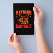 Fireman American Flag Red Line US Feuerwehrmann Flyer (Handgriff)