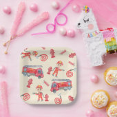 Fireman Birthday Party Pappteller (Party)