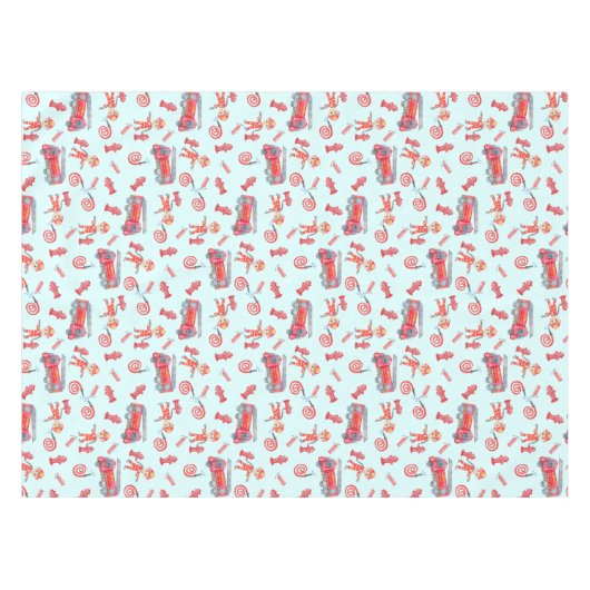 Fireman Birthday Party Tischdecke (Vorderseite (Horizontal))