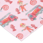 Fireman Birthday Party Tischdecke (Schrägansicht)