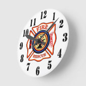 FIREMAN CLOCK RUNDE WANDUHR (Winkel)
