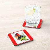 fireman Damper Downe Getränkeuntersetzer (Rechte Seite)