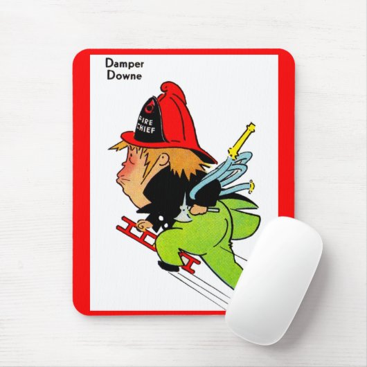 fireman Damper Downe Mousepad (Mit Mouse)