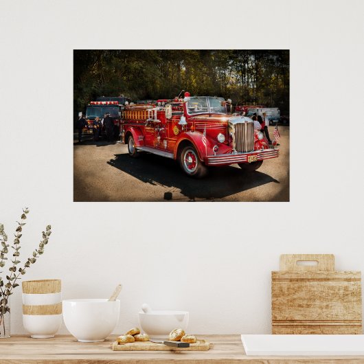 Fireman - Die Prozession Poster (Küche)