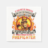 Fireman Donkey Paper Napkin Serviette (Vorderseite)