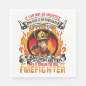 Fireman Donkey Serviette (Vorderseite)