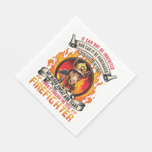 Fireman Donkey Serviette (Ecke)