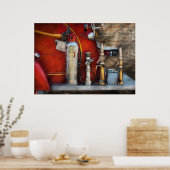 Fireman - Eine Sammlung von Düsen Poster (Küche)