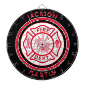 Fireman Emblem Dartboard Dartscheibe (vorne)