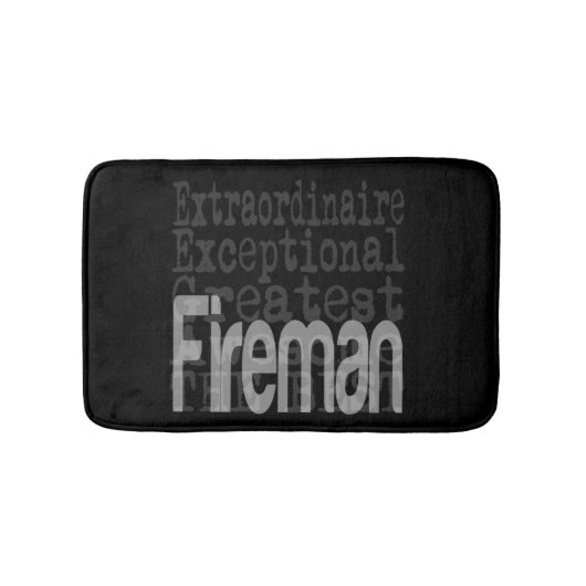 Fireman Extraordinaire Badematte (Vorderseite)