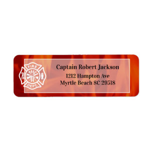 Fireman Fire Abzeichen Firefighter-Adresse