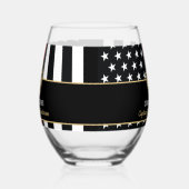 Fireman Fire Department Firefighter Retirement Weinglas Ohne Stiel (Rechts)