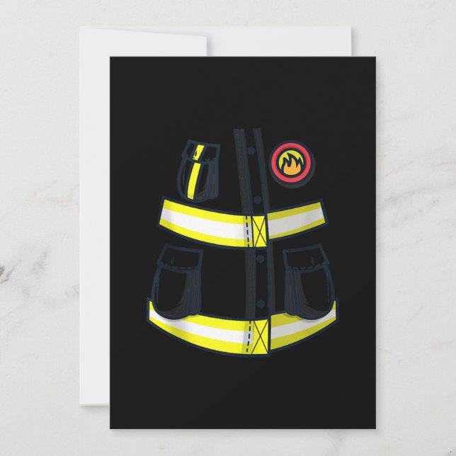 Fireman Firefighter Costume Halloween (Vorderseite)