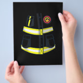 Fireman Firefighter Costume Halloween Flyer (Hand)