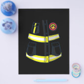 Fireman Firefighter Costume Halloween Flyer (Einzeln)