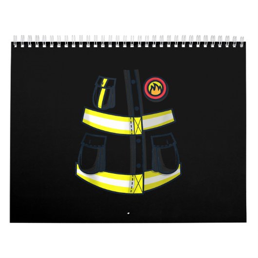 Fireman Firefighter Costume Halloween Kalender (Titelbild)