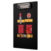 Fireman Firefighter Costume Halloween Klemmbrett (Links)