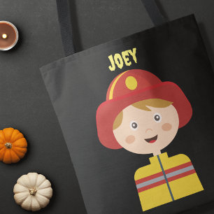 Fireman Firefighter Halloween Trick Leckerei Tasche