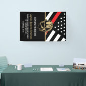 Fireman Flag Feuerwehrruhestand Party Banner (Messe)