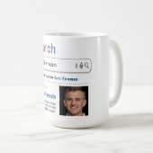 Fireman Funny Custom Best Search Geschenk Tasse (VorderseiteRechts)
