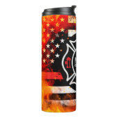 Fireman-Geschenk Thermosbecher (Nach links gedreht)