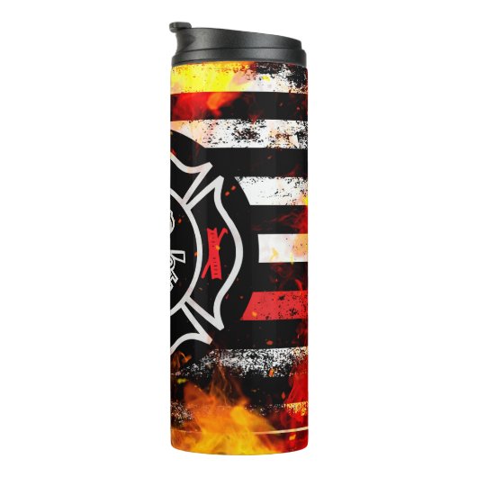 Fireman-Geschenk Thermosbecher (Nach rechts gedreht)