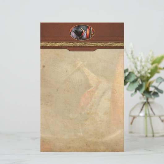 Fireman - Hat - South Plainfield Fire Dept Briefpapier (Stehend Vorderseite)