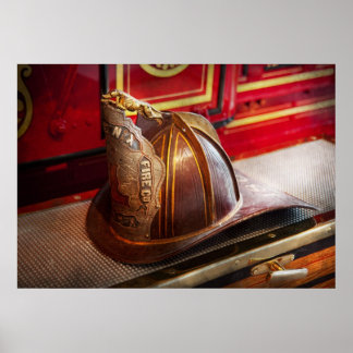 Fireman - Hut - Befehlshaber Poster