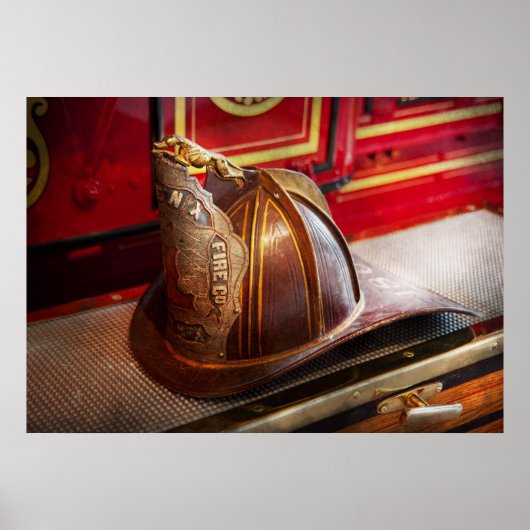 Fireman - Hut - Befehlshaber Poster (Vorne)