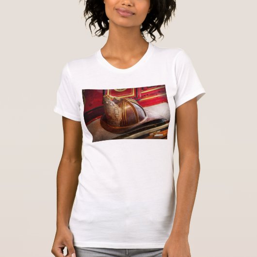 Fireman - Hut - Befehlshaber T-Shirt (Vorderseite)