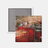 Fireman - Mastisches chemisches co Magnet (Vorderseite/Rückseite)