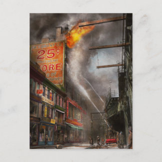 Fireman - New York NY - Zeige mir ein Schild von 1 Postkarte