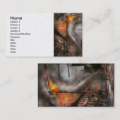 Fireman - New York NY - Zeige mir ein Schild von 1 Visitenkarte (Vorne/Hinten)