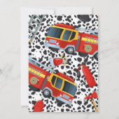 Fireman-Party Einladung (Rückseite)