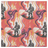 Fireman Pink Stoff (Muster)