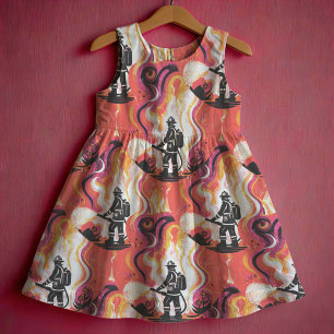 Fireman Pink Stoff