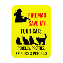 Fireman Rettete meine VIER Katzen