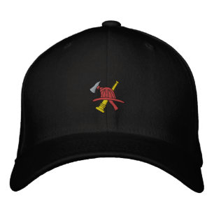 Fireman-Stickhut Bestickte Baseballkappe