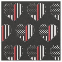 Fireman Thin Red Line American Flag Feuerwehrmann