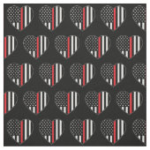 Fireman Thin Red Line American Flag Feuerwehrmann Stoff (Muster)