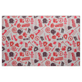 Fireman Tools und Symbole grau Stoff (Fat Quarter (45,7 x 55,9 cm))