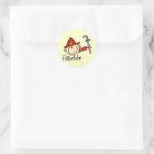 Fireman Tshirts und Geschenke Runder Aufkleber (Tasche)