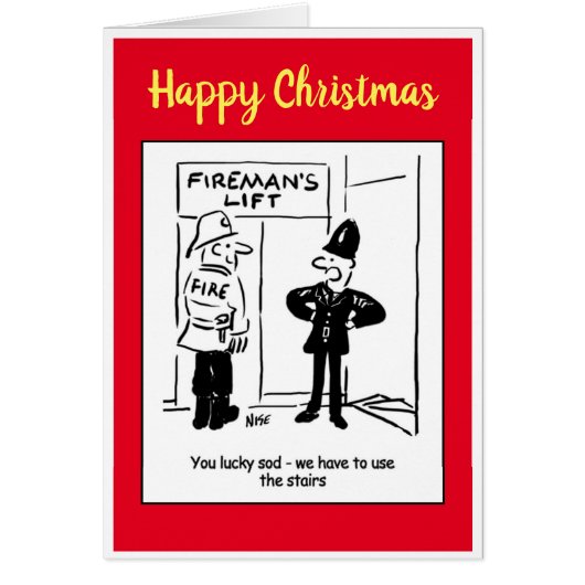 Fireman und Polizist Joke teilen (Vorne)