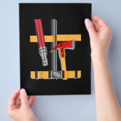 Fireman Uniform Firefighter Kostüm Halloween DIY Flyer (Hand)
