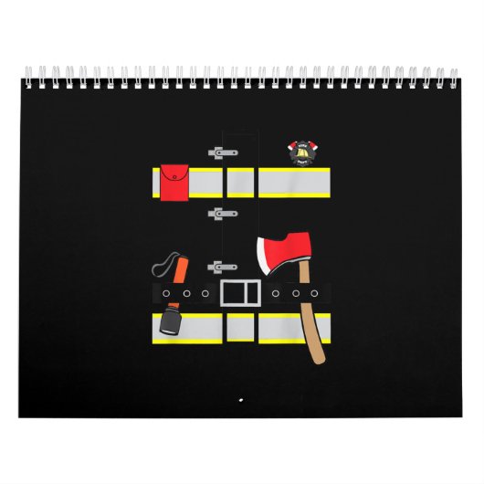Fireman Uniform Firefighter Kostüm Halloween DIY Kalender (Titelbild)