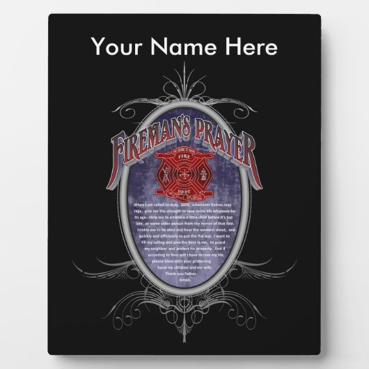 Firemans Gebet_ Fotoplatte (Vorderseite)