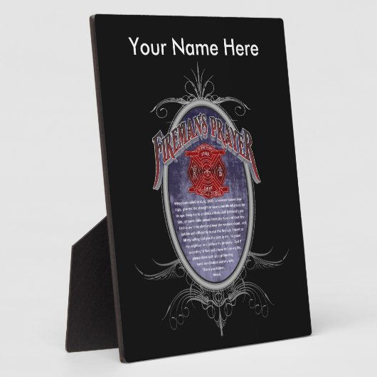 Firemans Gebet_ Fotoplatte (Seite)