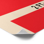 Fireman's Ladder Growth Chart Poster (Ecke)